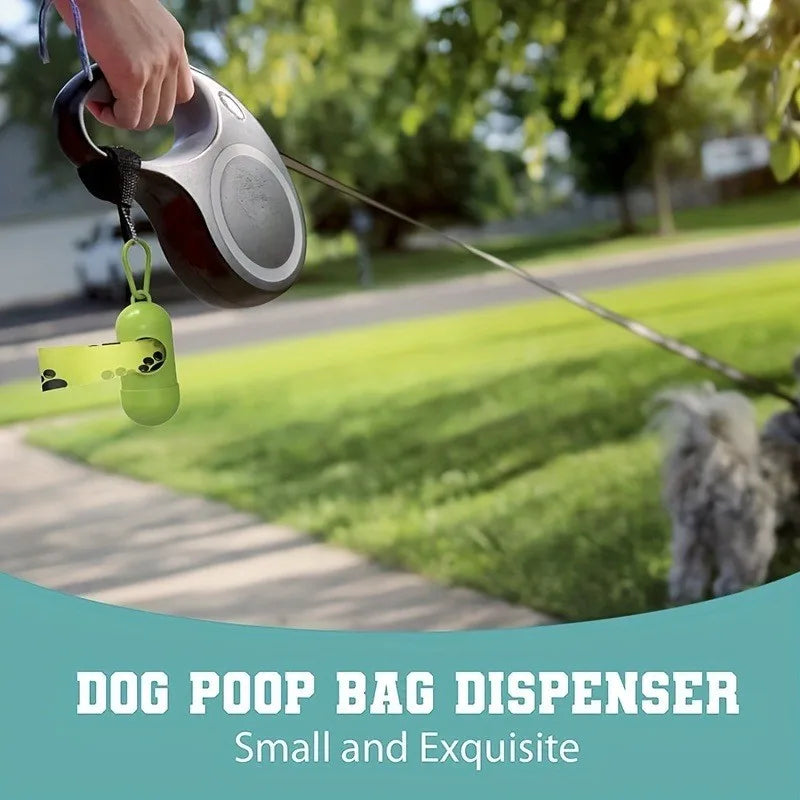 Biodegradable Pet Waste Bags - Extra Thick Poop Bags for Dogs & Cats, Portable Roll with Dispenser, Eco-Friendly
