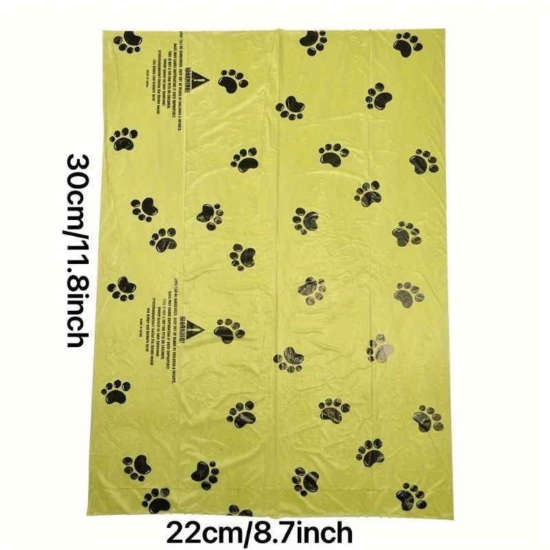 Eco-Friendly Pet Waste Bags - Biodegradable, Scented, Leakproof, for Dogs & Cats, Poop Bag Dispenser Included