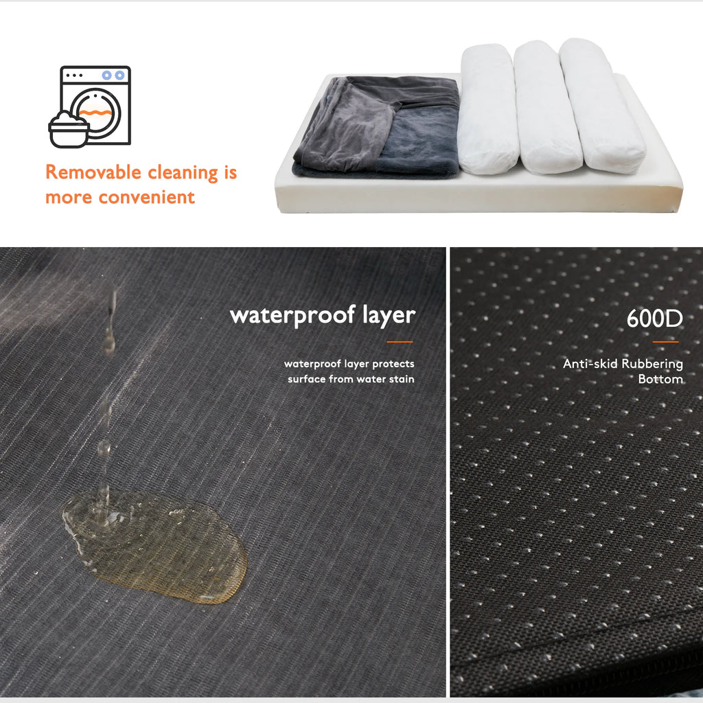 XXL Large Orthopedic Dog Bed Cozy with Washable Cover