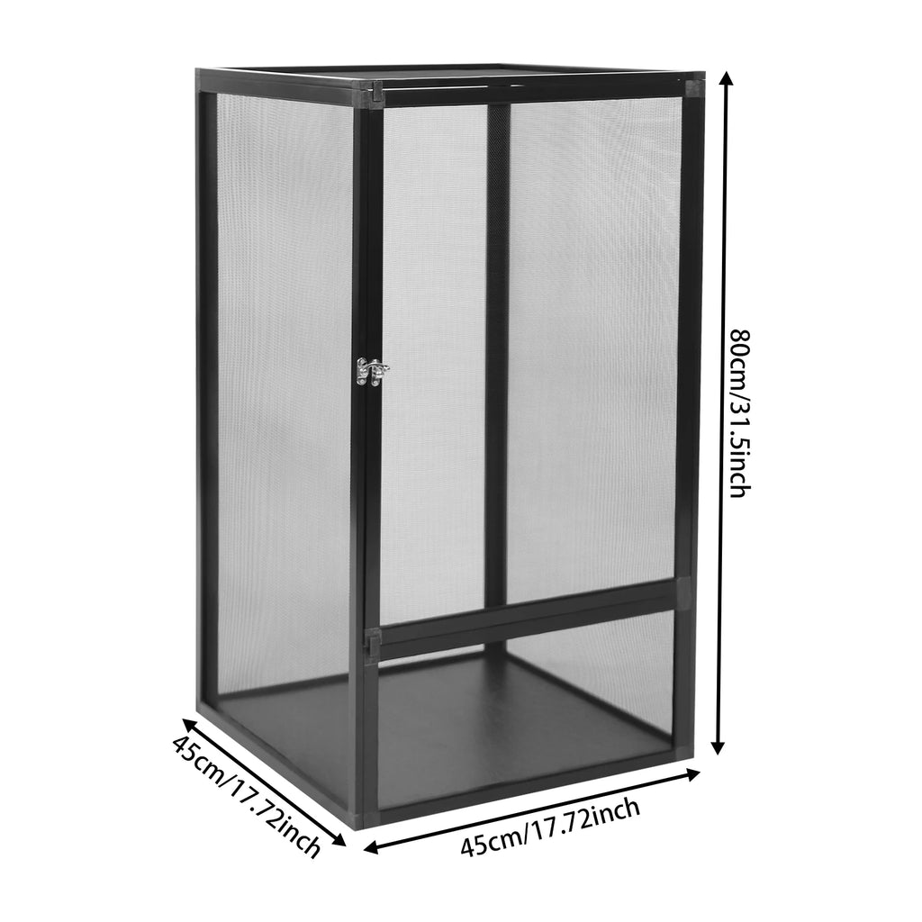 Micro Habitat Terrarium Enclosure, Rectangular Freestanding Feeding Box