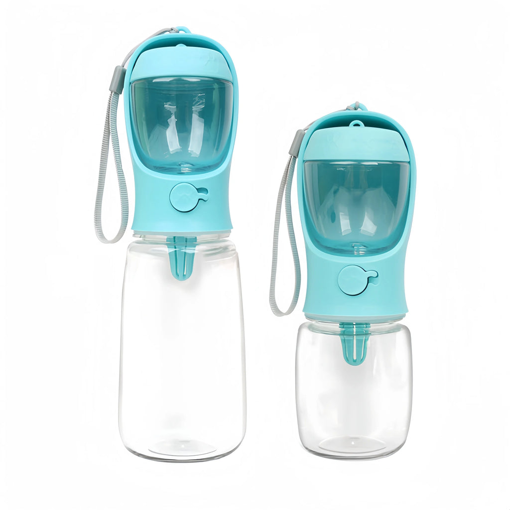 Portable Dog Cat Water Bottle with Storage for Food