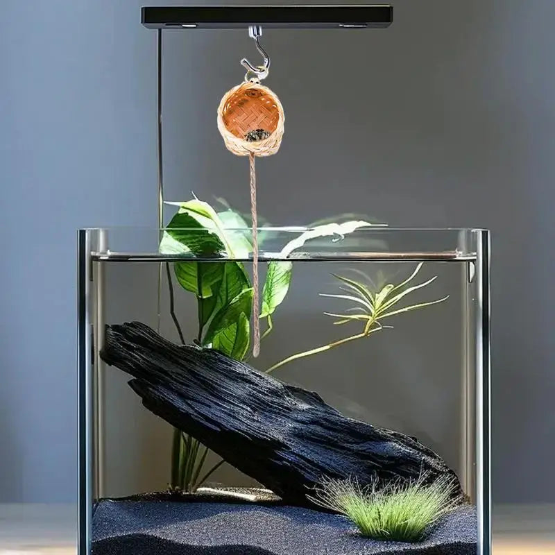 Magnetic Jumping Spider Hideaway Pet Spider Habitat with Climbing Rope Decorative Small Pet House Shelter Space