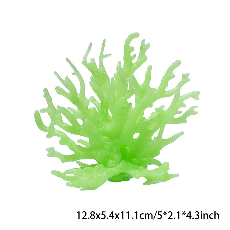 Coralline Artificial Aquarium Fish Tank Decorations PVC Plants Coral Ornaments