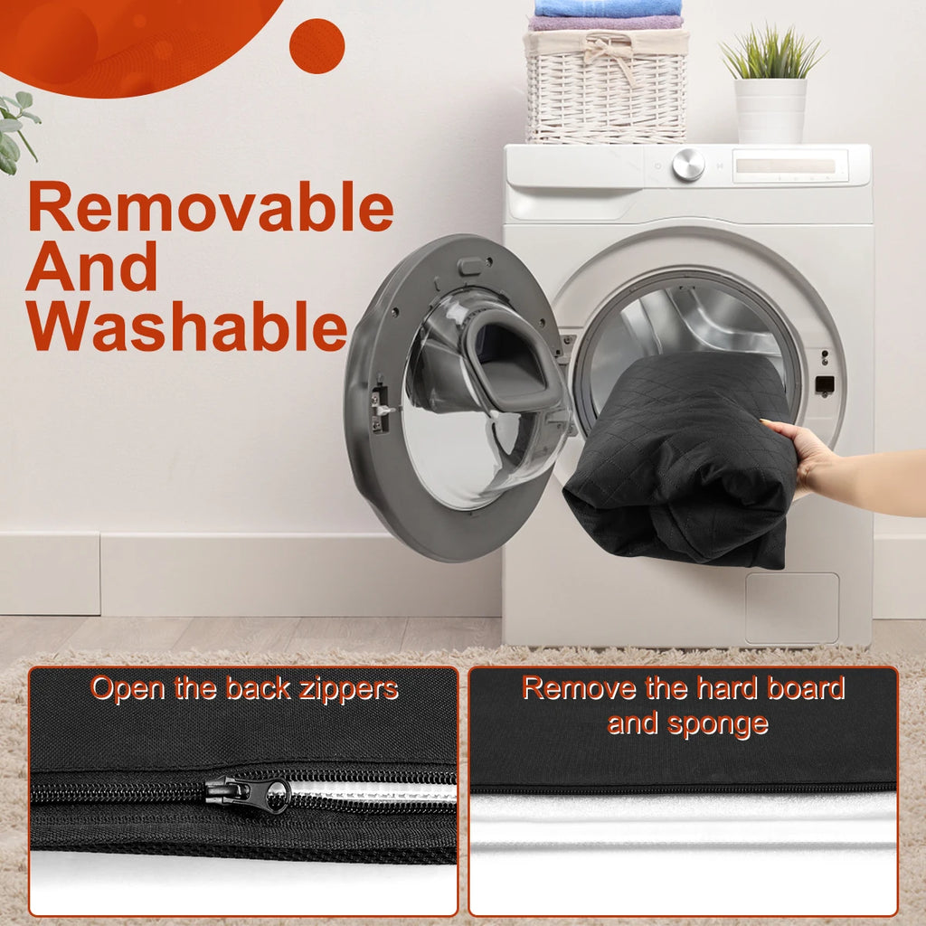 Car Back Seat Extender Cover Protector, Hammock Waterproof Seat Safety Cover, Hard Bottom for Dogs