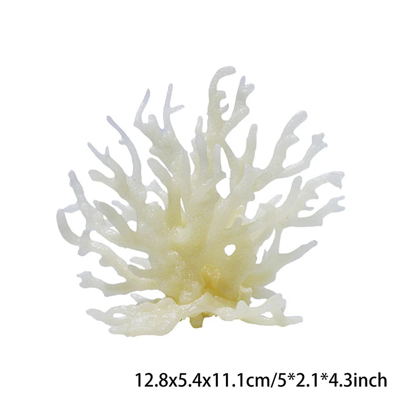 Coralline Artificial Aquarium Fish Tank Decorations PVC Plants Coral Ornaments