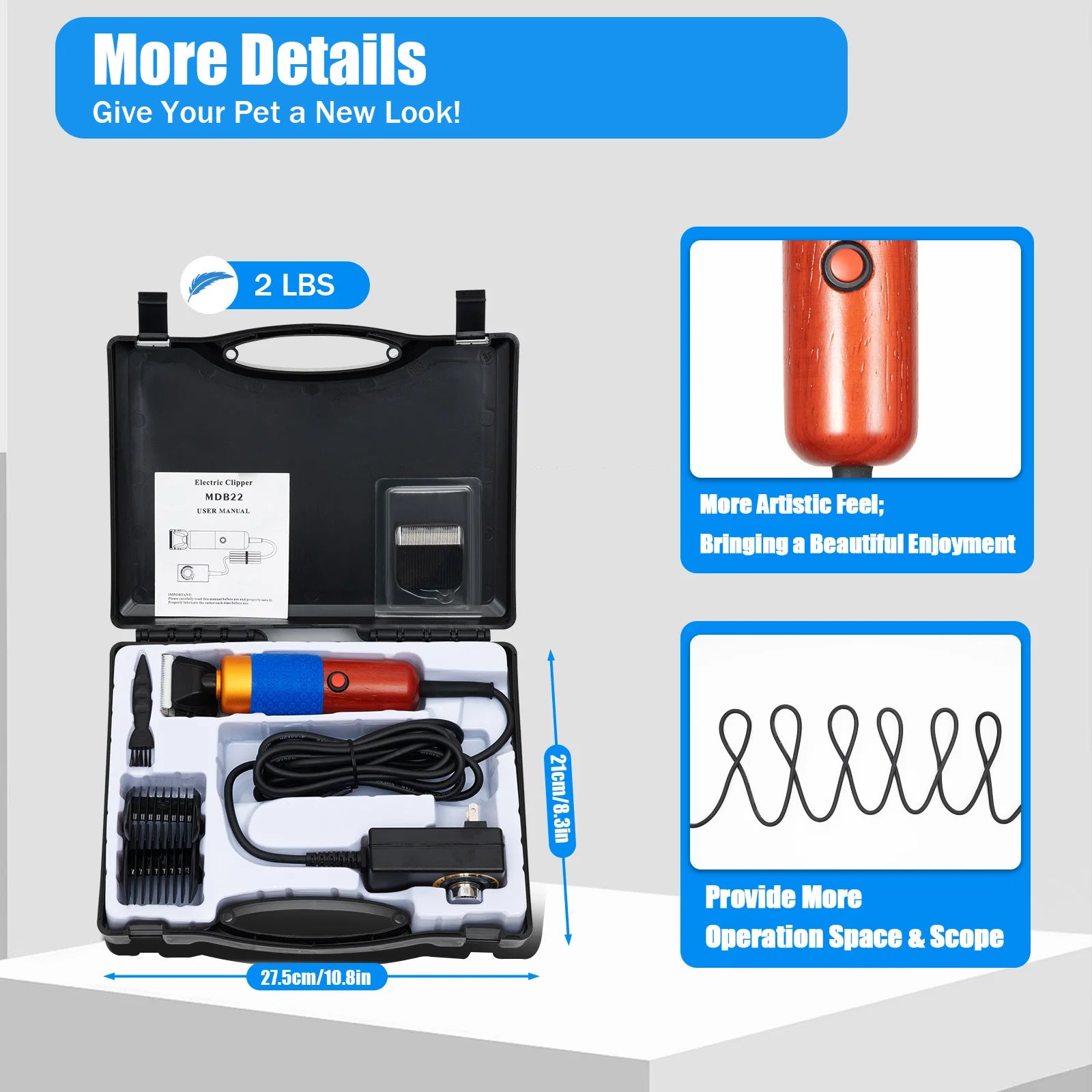 Electric Animal Fur Shears Sheep Goat Shears Pets Dogs Rabbit Cat Shaver Clipper Grooming