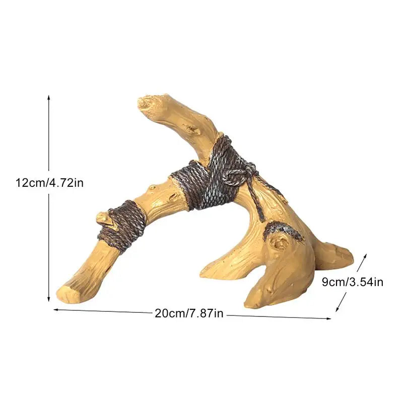 Reptile Wood Branches Resin Driftwood Climb Ornament Aquarium And Terrarium Decoration