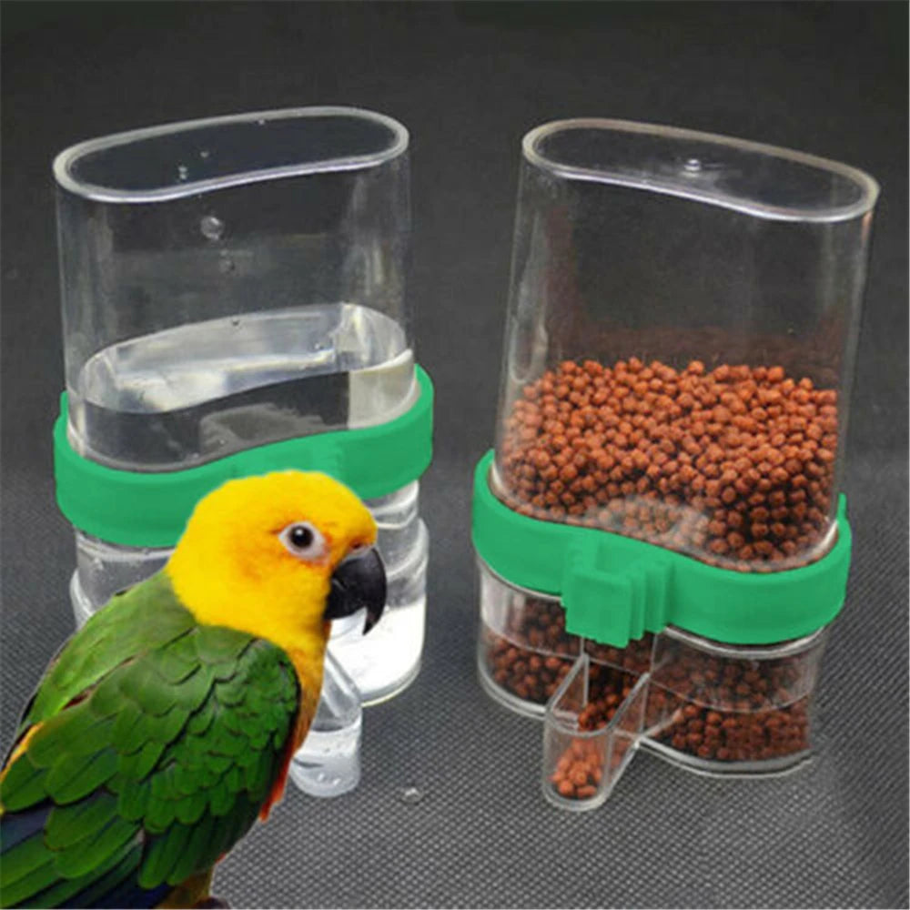 Bird Feeder Food Water Large Plastic Automatic