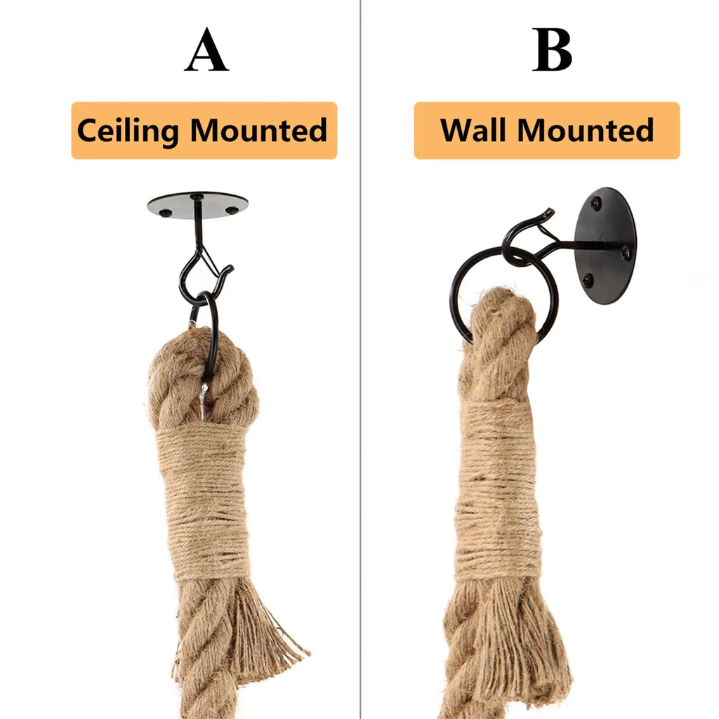 Cat Sisal Climbing Rope Climber Tree For Play Climbing Scratching Post Interactive Jungle Gym Exercise for Indoor Cats