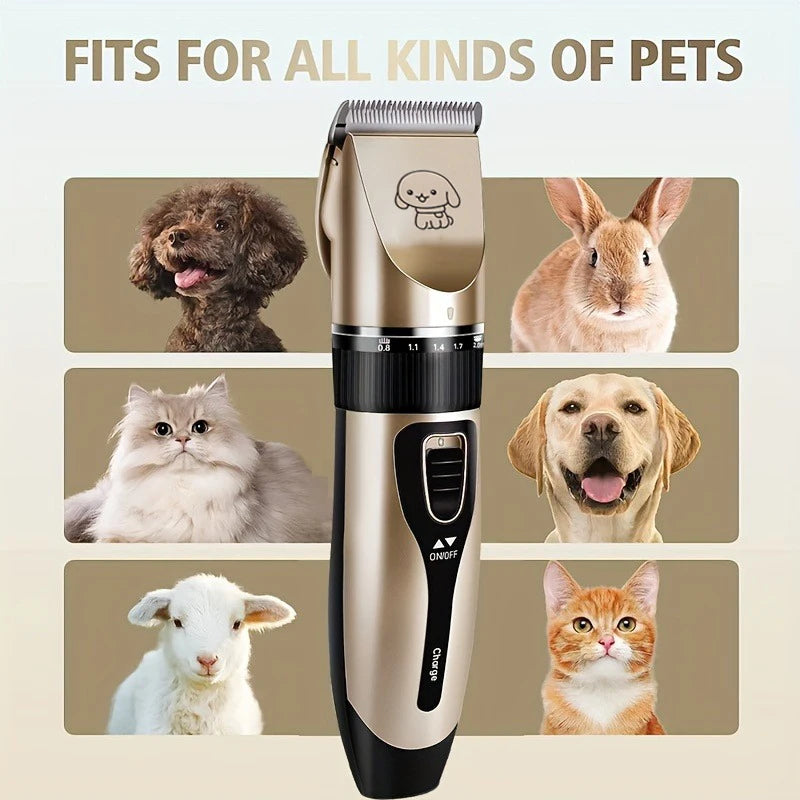 Dog/Cat Hair Trimmer Kit Electric Precision Clippers Perfect for Professional Grooming at Home
