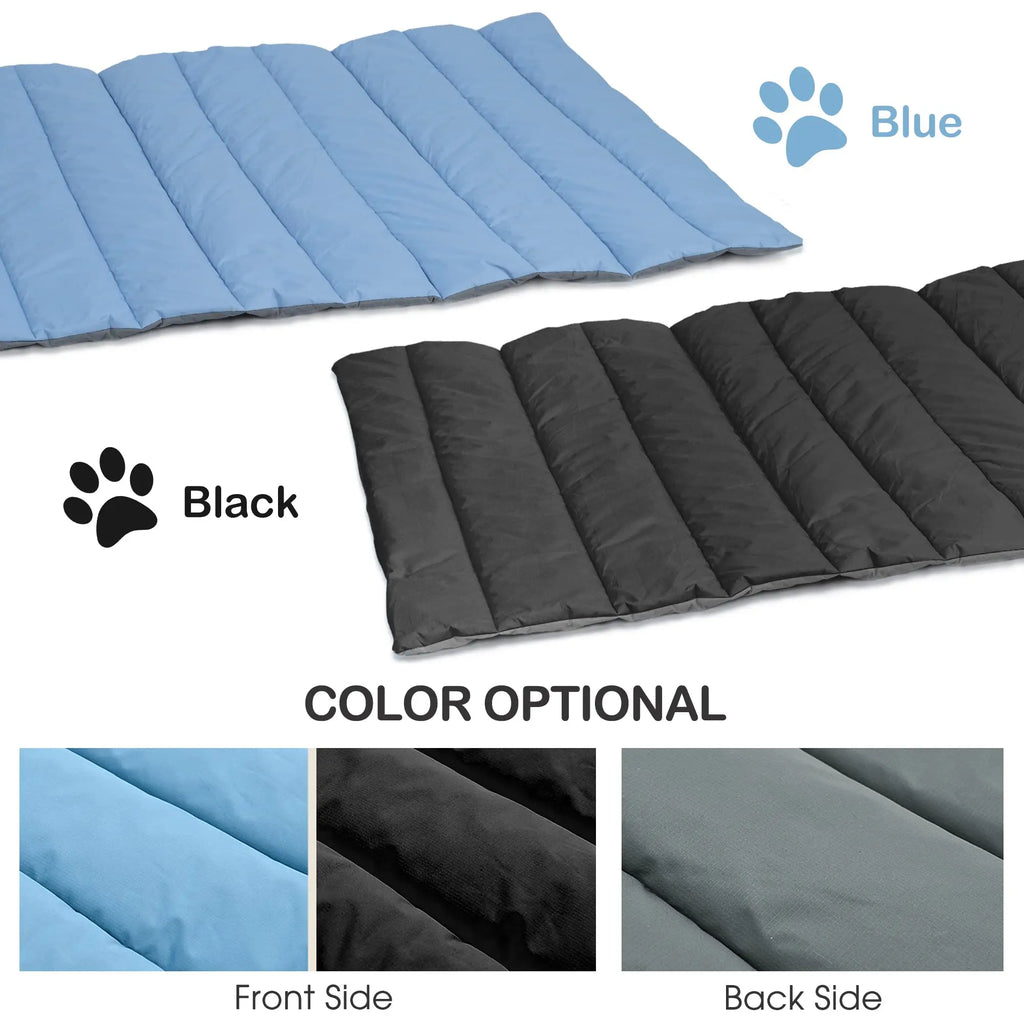 Outdoor Dog Bed, Waterproof Camping Dog Bed Mat, Machine Washable and Portable Travel Pet Pad Mat