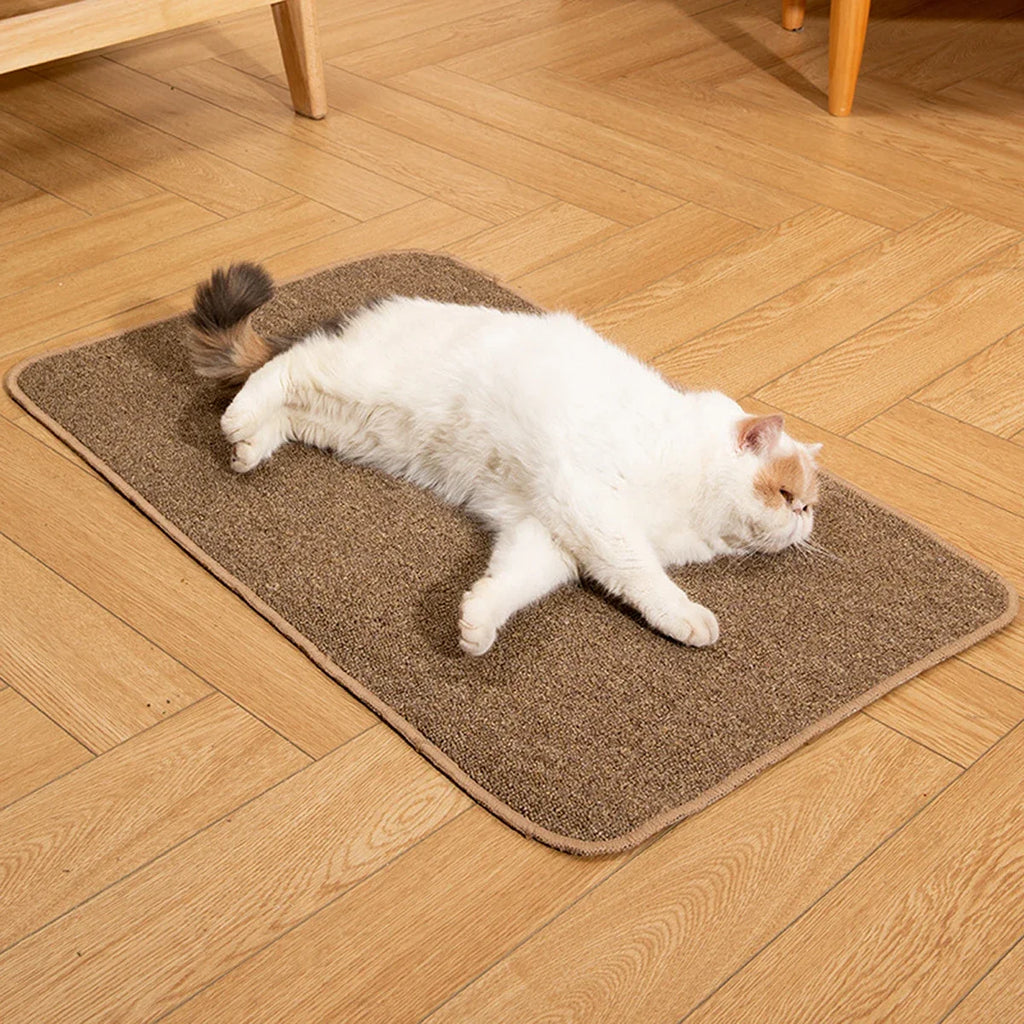 Large Cat Scratching Mat Carpet Non-Slip Pet Bed Mat Sofa Protector Cat Scratcher Anti-Scratch Furniture Protector