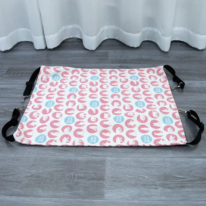 Cat Hanging Hammock with Adjustable Straps Double-Sided