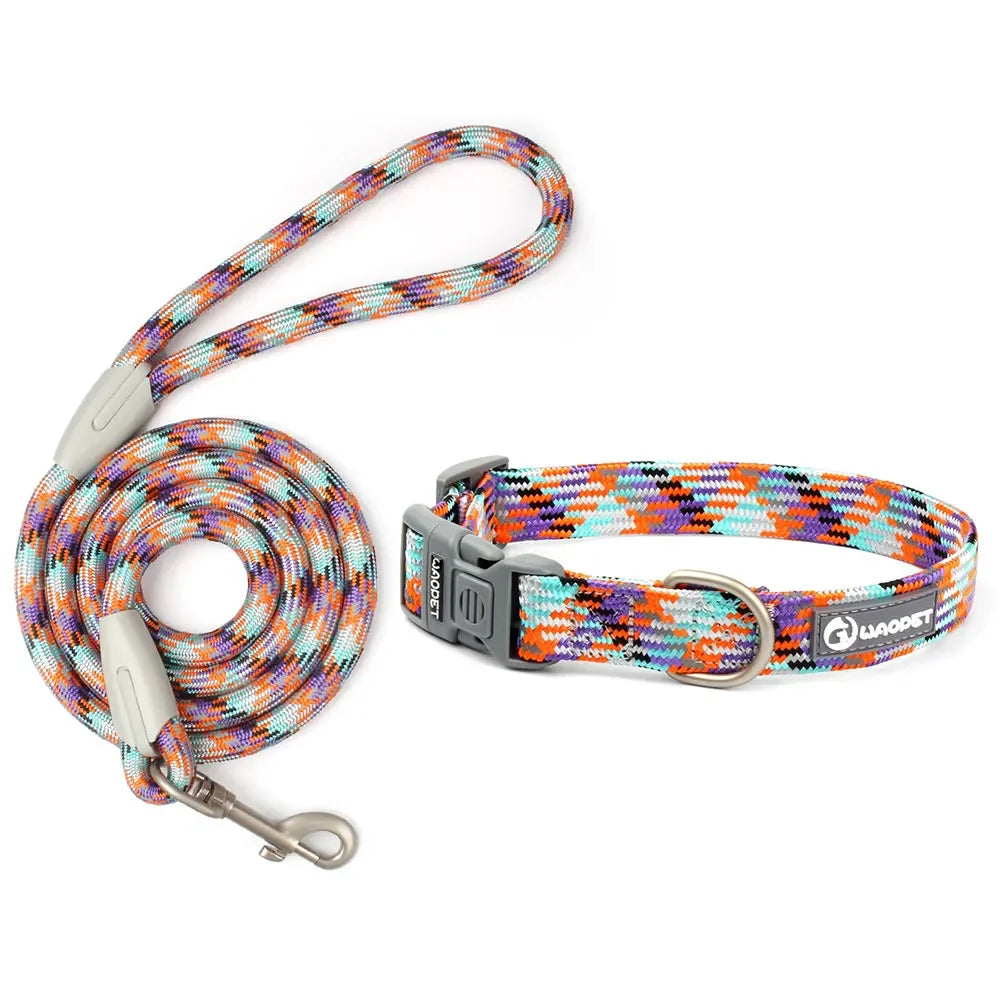 Leashes And Collar Set For Small Medium Large Dogs