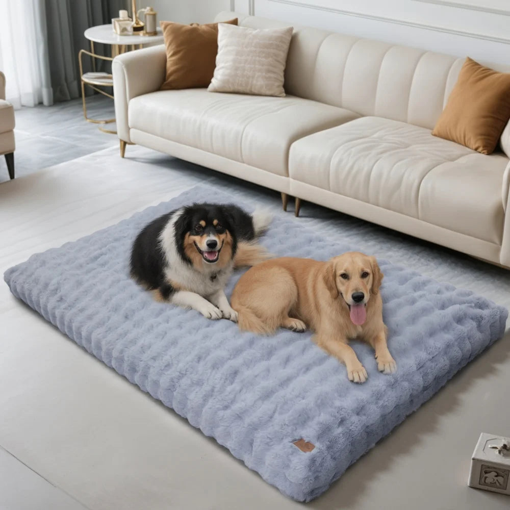 Ultra Plush Soft Pet Cushion Large Dog Crate Puppy Mattress Washable