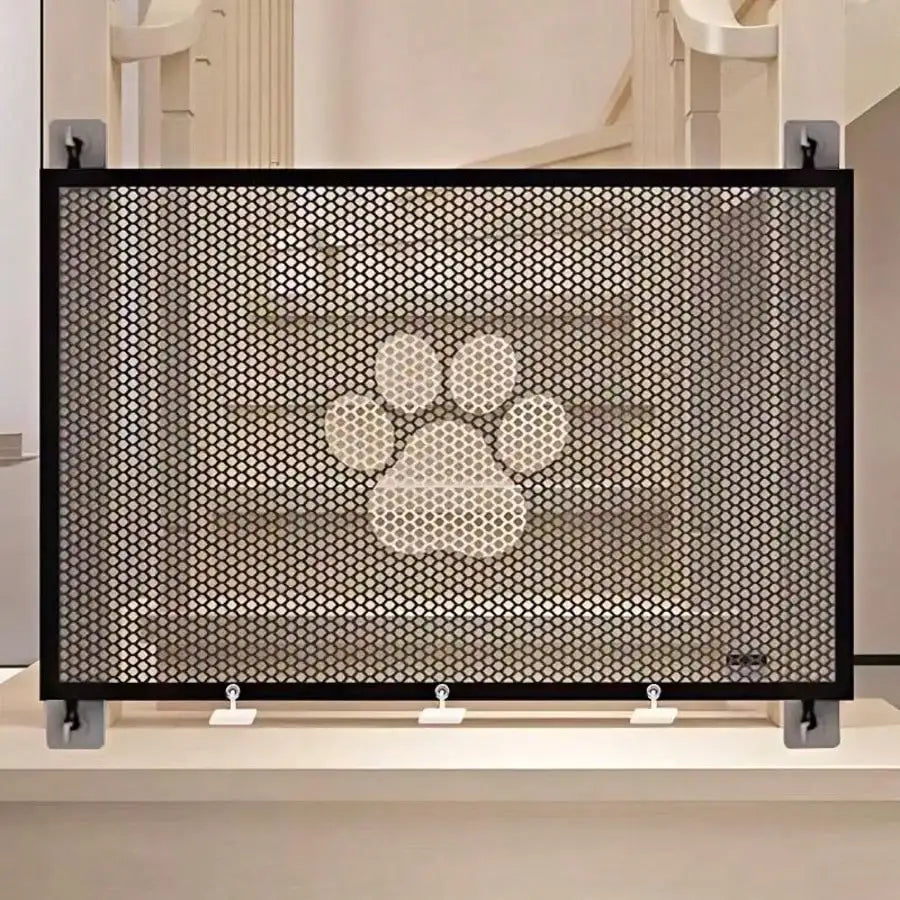 1pc Pet Gate For Doorways, No-Jump Safety Cat & Dog Door, Easy Install, Durable PP Material, Indoor Pet Barrier