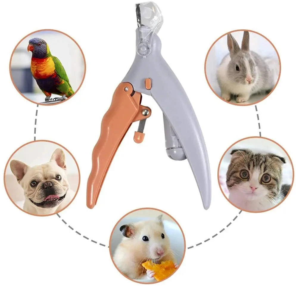 Pet Nail Clipper With LED Light Cat Dog Rabbit Small Animals