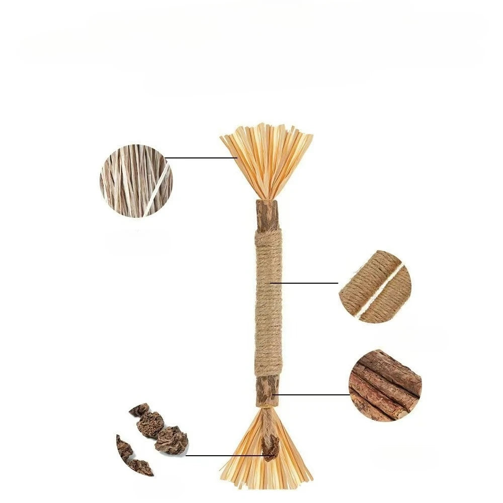 Silvervine Chew Sticks for Cats Kittens Teeth Cleaning, Calm Cat Anxiety, Aggressive Chewers Cat Dental Toy