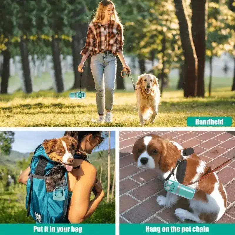 Portable Pet Poop Scooper 1-Count – Dog Waste Bag Holder and Dispenser, Outdoor Dog Poop Cleanup Tool