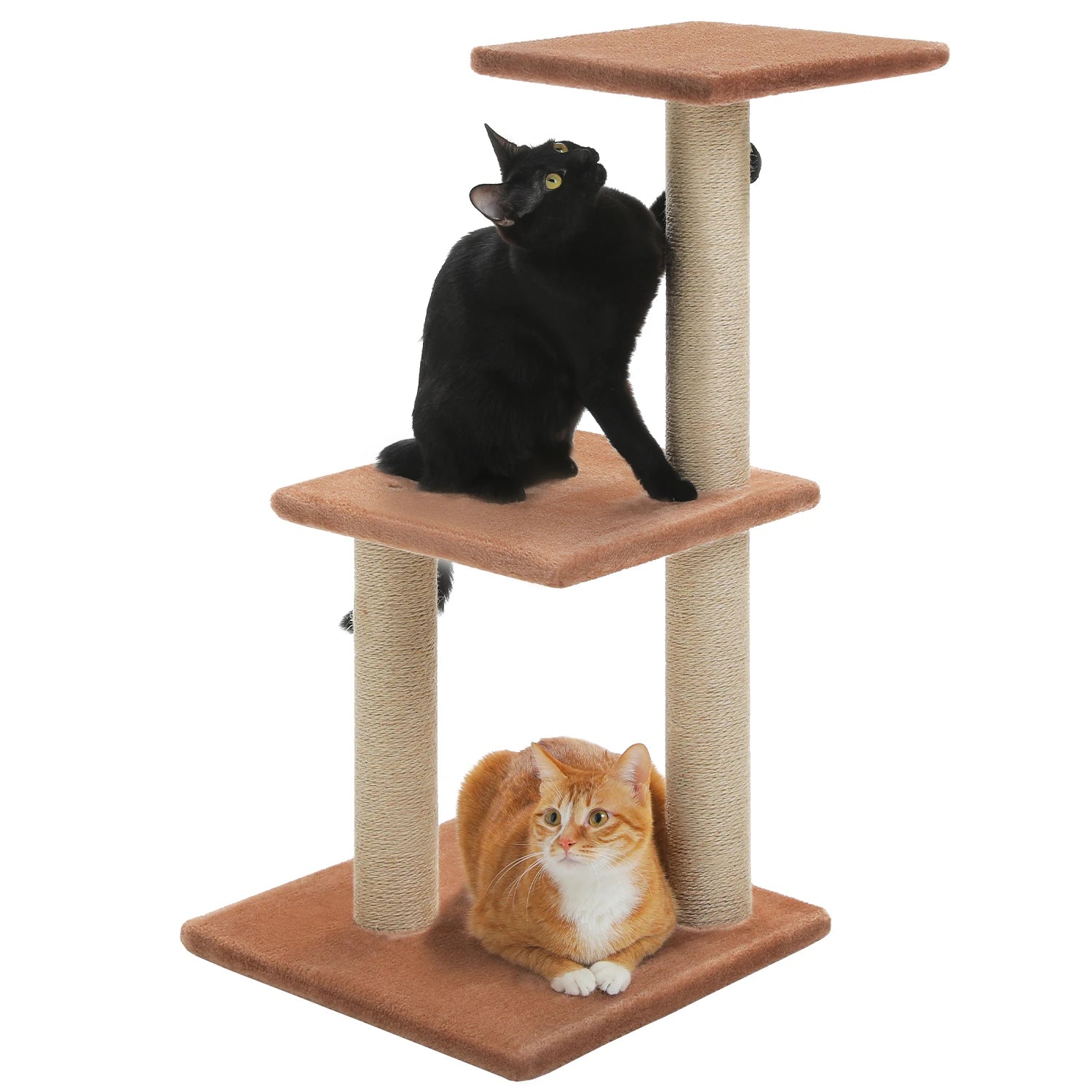 Cat tree Cat Tower for Indoor Cats 2 Styles Cat Activity Tree with Cat Scratching Posts Big Hammock and Removable Top Perch