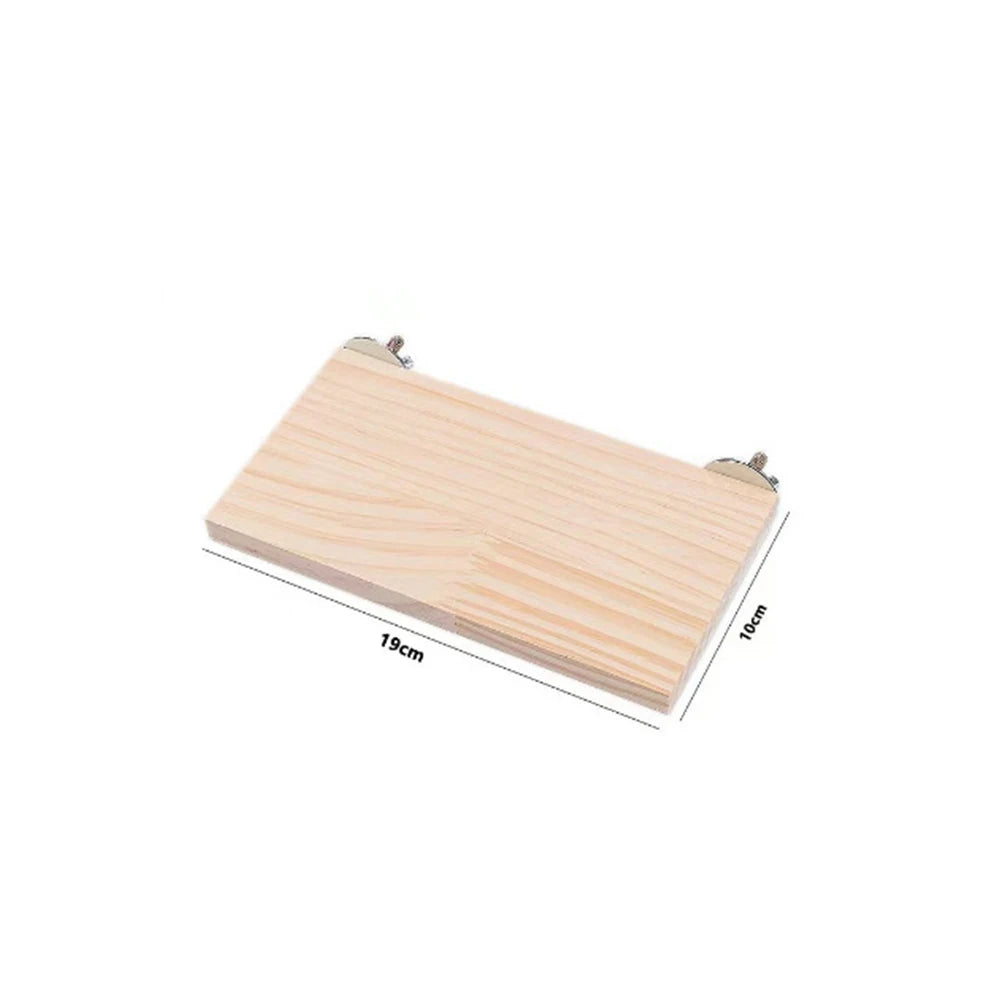 Pet Wood Platform Clean Cage Accessories