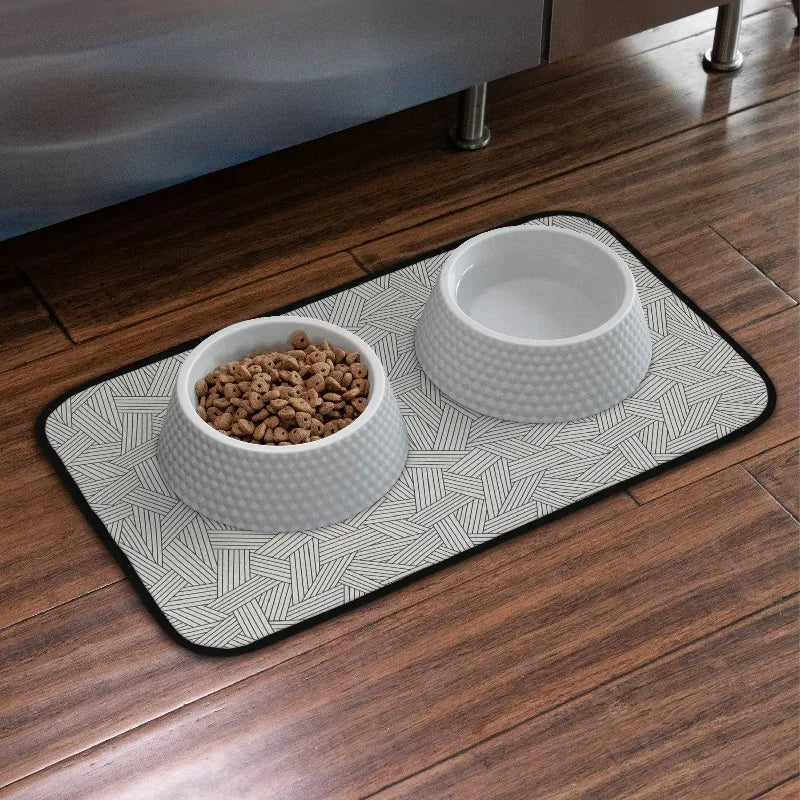 Pet Bowl Mat - 21.5 in. x 12.5 in.