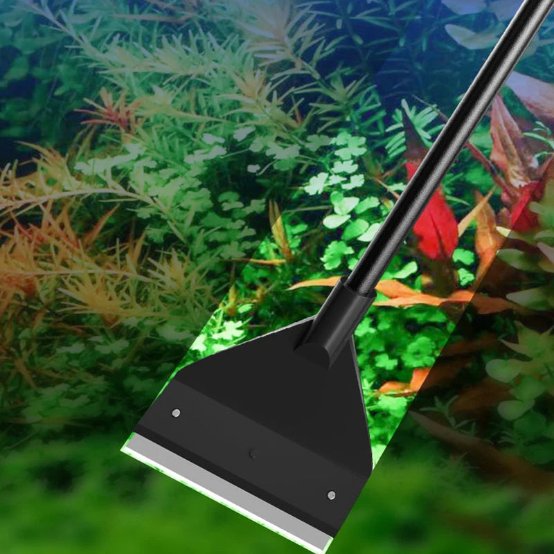 Aquarium Cleaning Tool Fish Tank Flat Sand Algae Removal Scraper