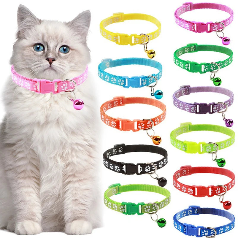 Cat bell collar multiple colors