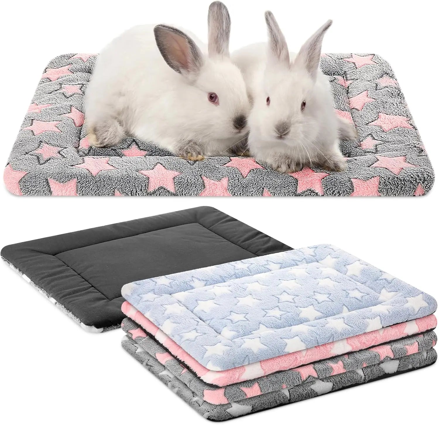 4 Pcs Crate Pads, Ultra Soft Warm Washable Kennel Mat for Small to Large Dogs Cats