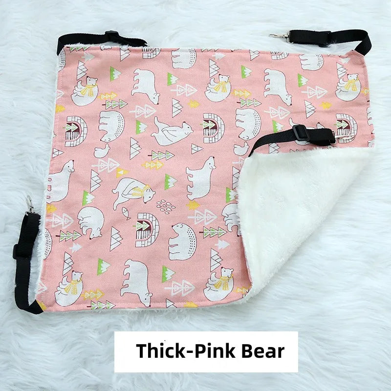 Cat Hanging Hammock with Adjustable Straps Double-Sided