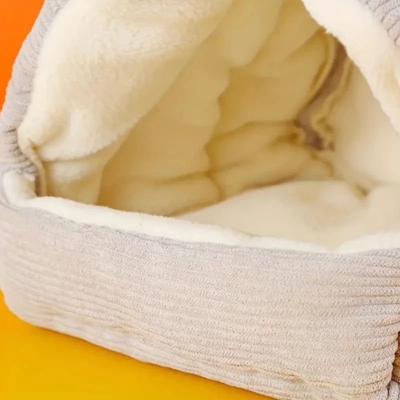 Bird/Small Pet Nest Warm Winter House Shed Hut Hanging Hammock Cage Accessories Plush Hideaway