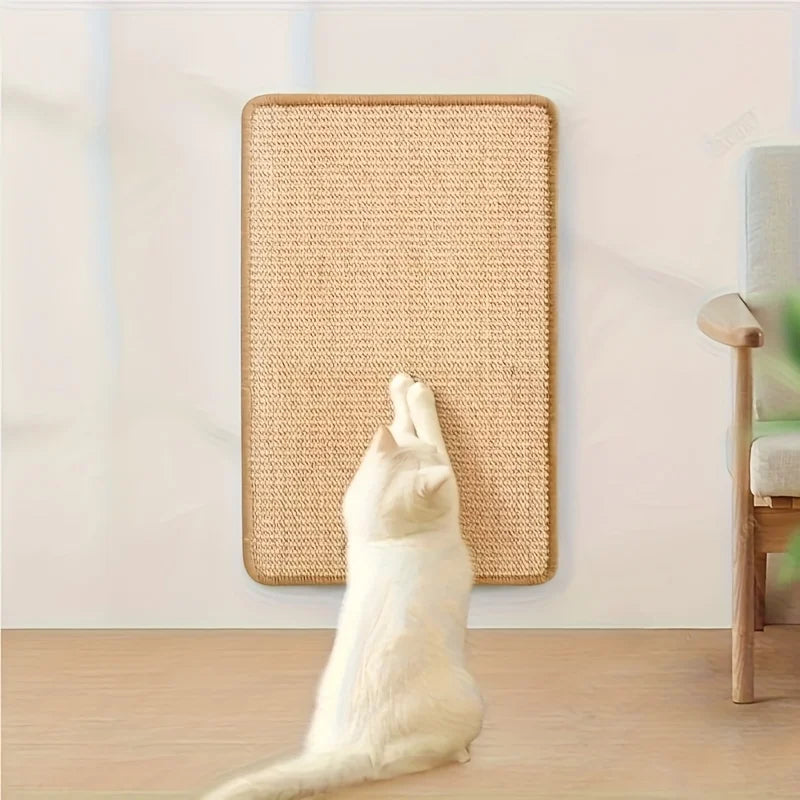 A Sturdy and Thick Cat Scratch Board - Free of Clutter, Used for Exercise and Relaxation
