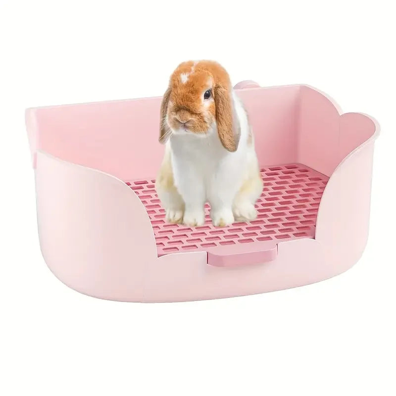 Litter Box, Potty Corner Toilet Trainer for Hamster Guinea Pig Ferret Bunny Small Animals