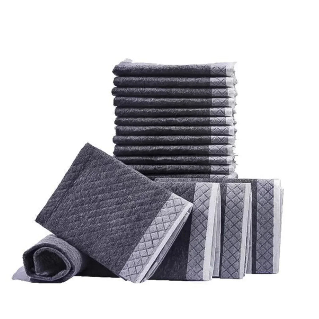 Absorbent Disposable Training Pee Pads Quick Dry Bamboo Charcoal Surface Mat Clean Cushion