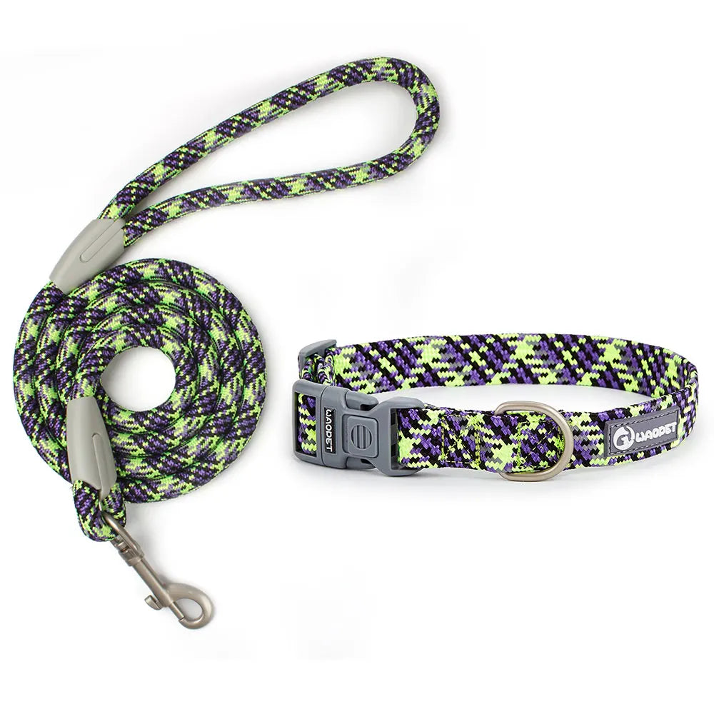 Leashes And Collar Set For Small Medium Large Dogs