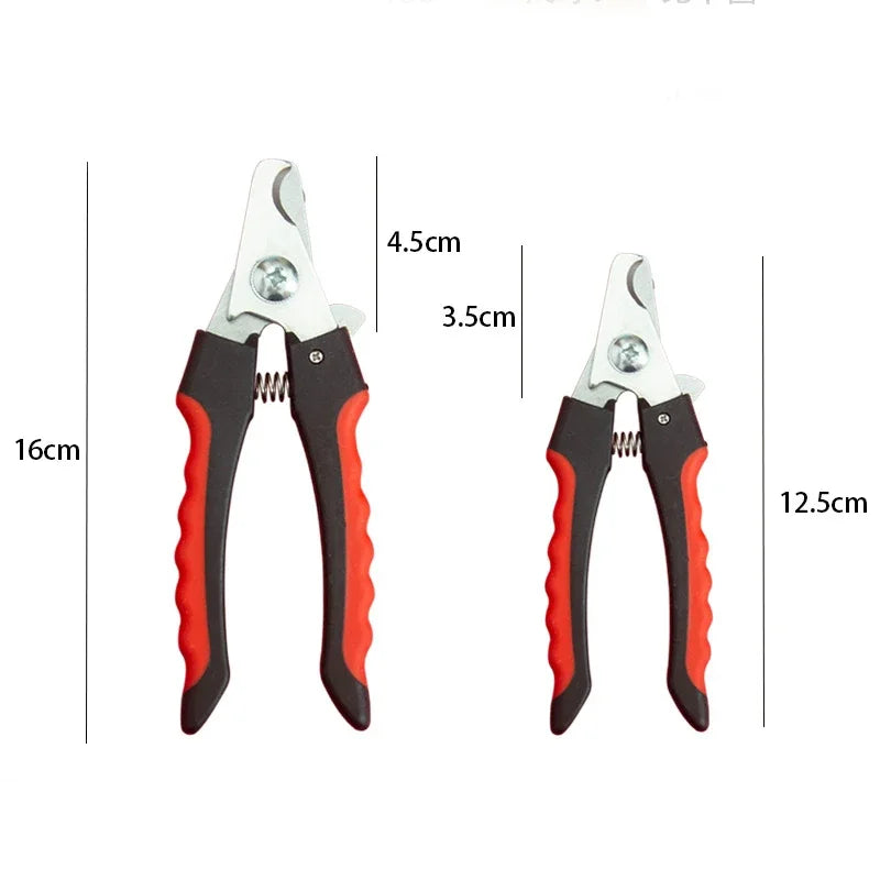 Multifunctional Stainless Steel Pet Nail Clippers with File