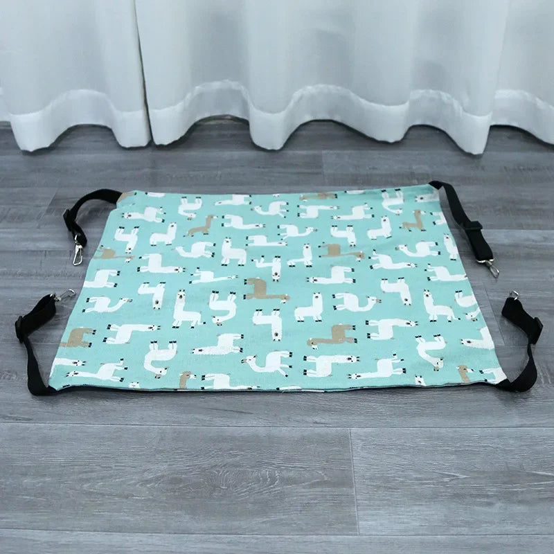 Cat Hanging Hammock with Adjustable Straps Double-Sided