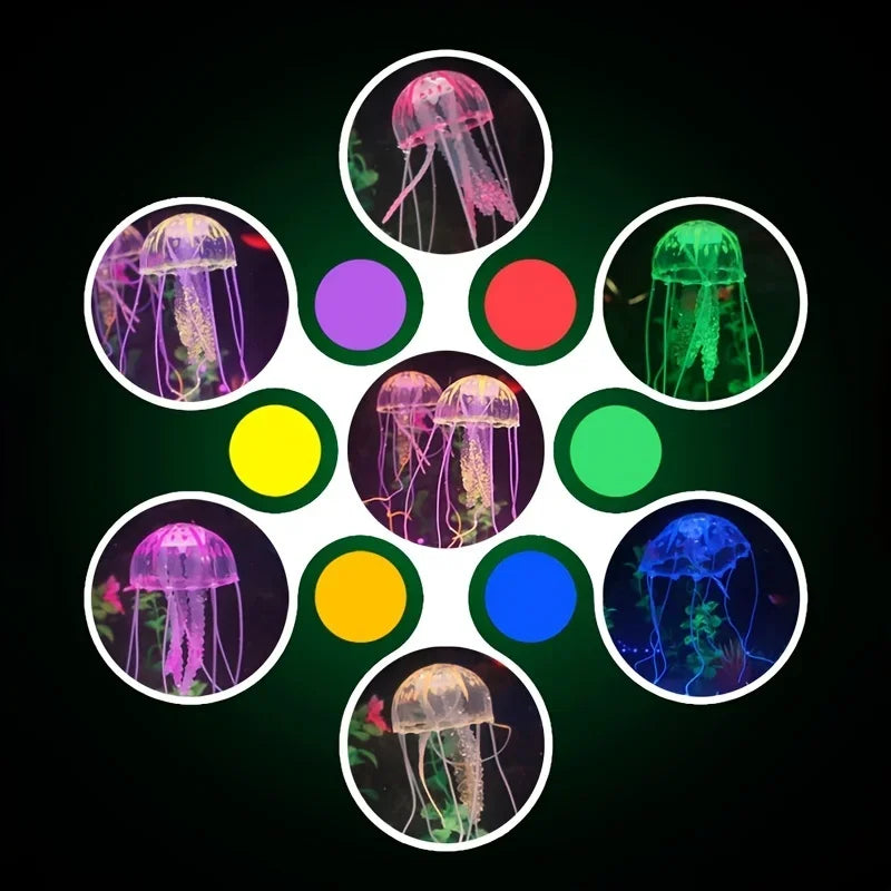 Artificial Swim Glow Jellyfish for Fish Tank