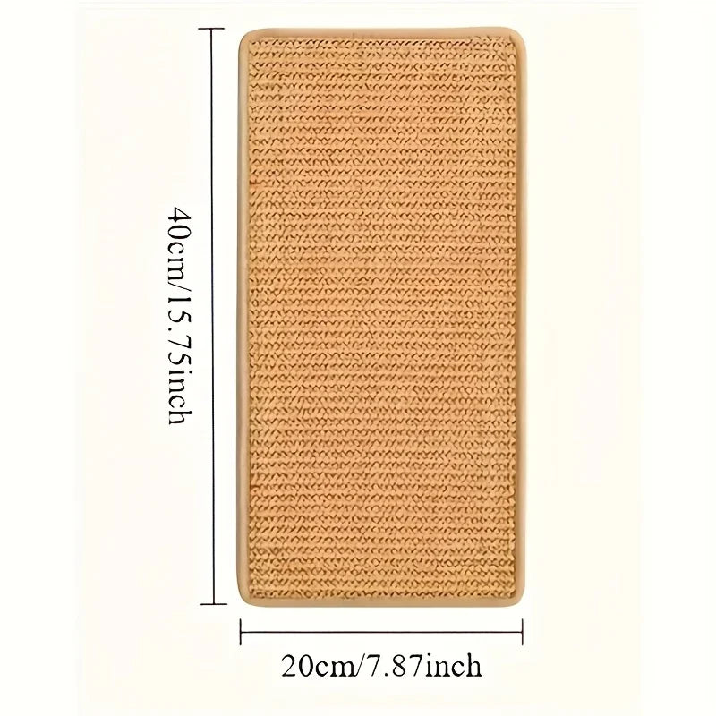 A Sturdy and Thick Cat Scratch Board - Free of Clutter, Used for Exercise and Relaxation