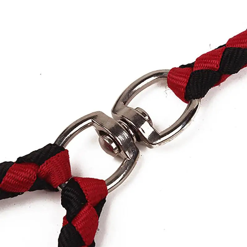Pet Double Leash 2 Way Couplers Dog Leash Rope Elastic Extended
