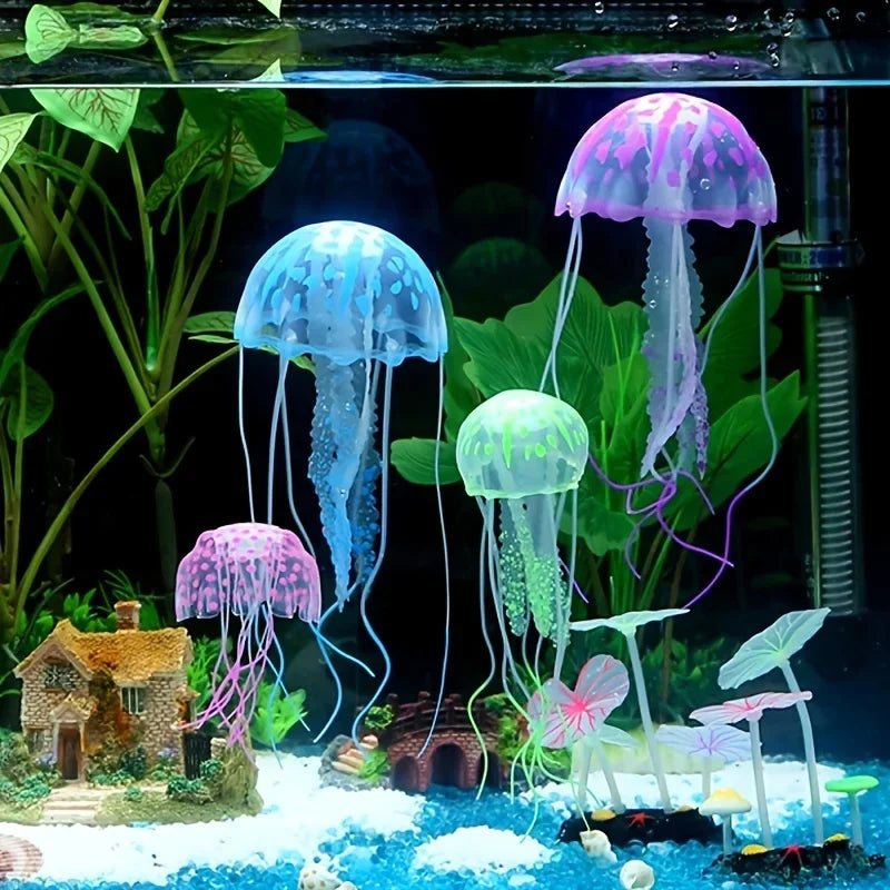 Artificial Swim Glow Jellyfish for Fish Tank