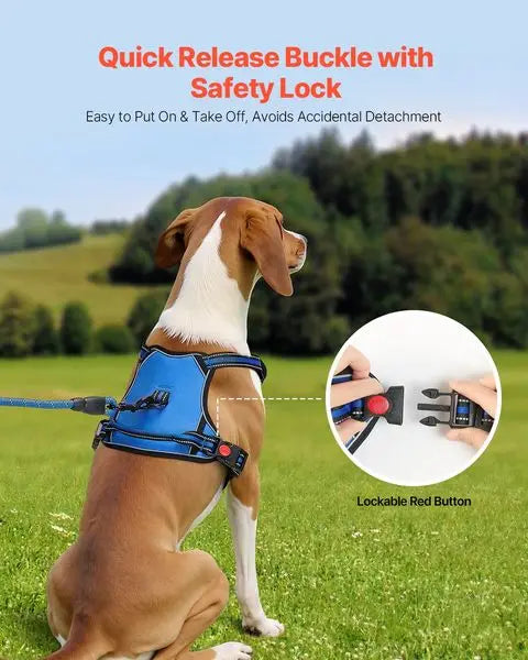 Dog Harness for Large Dogs No Pull Adjustable Dog Vest with Leash