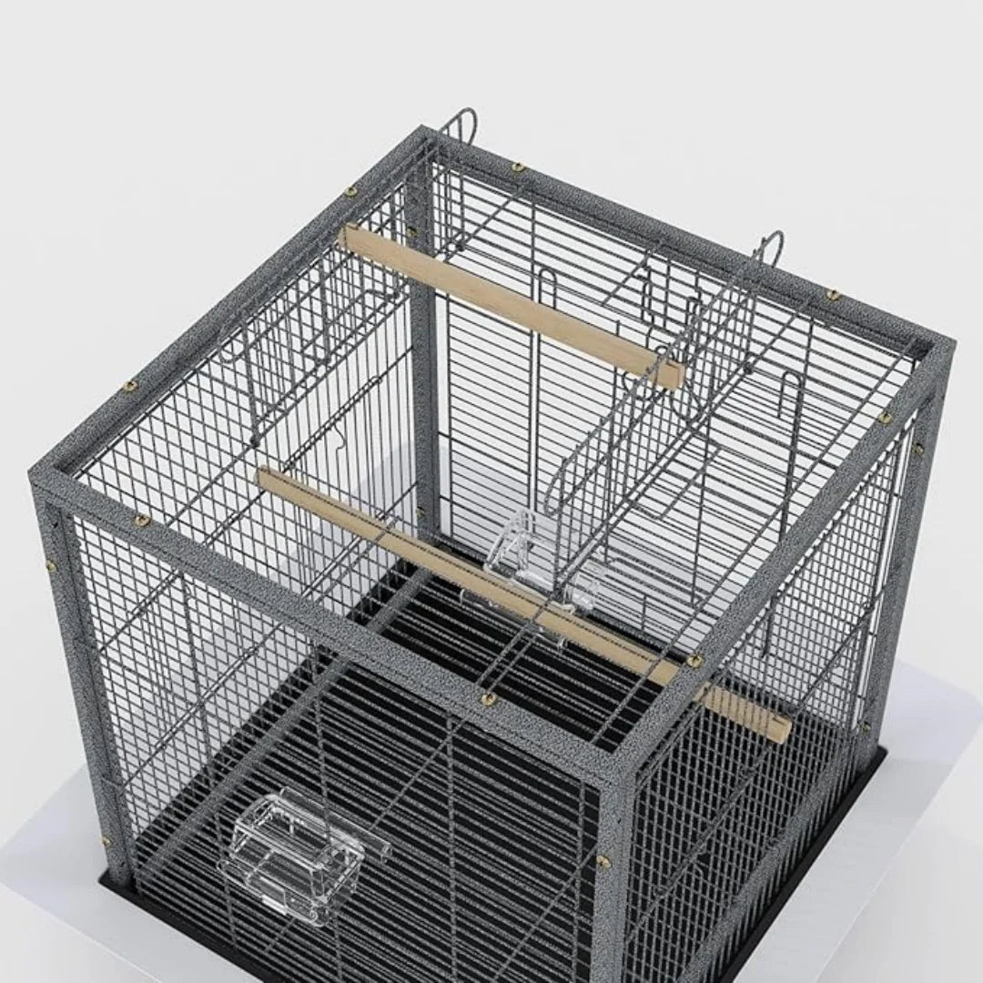 Metal Bird Cage Luxury Metal Breeding Bird Villa Iron