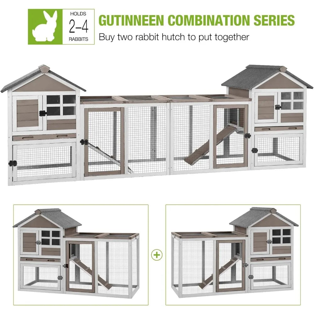 Outdoor Indoor Rabbit Hutch