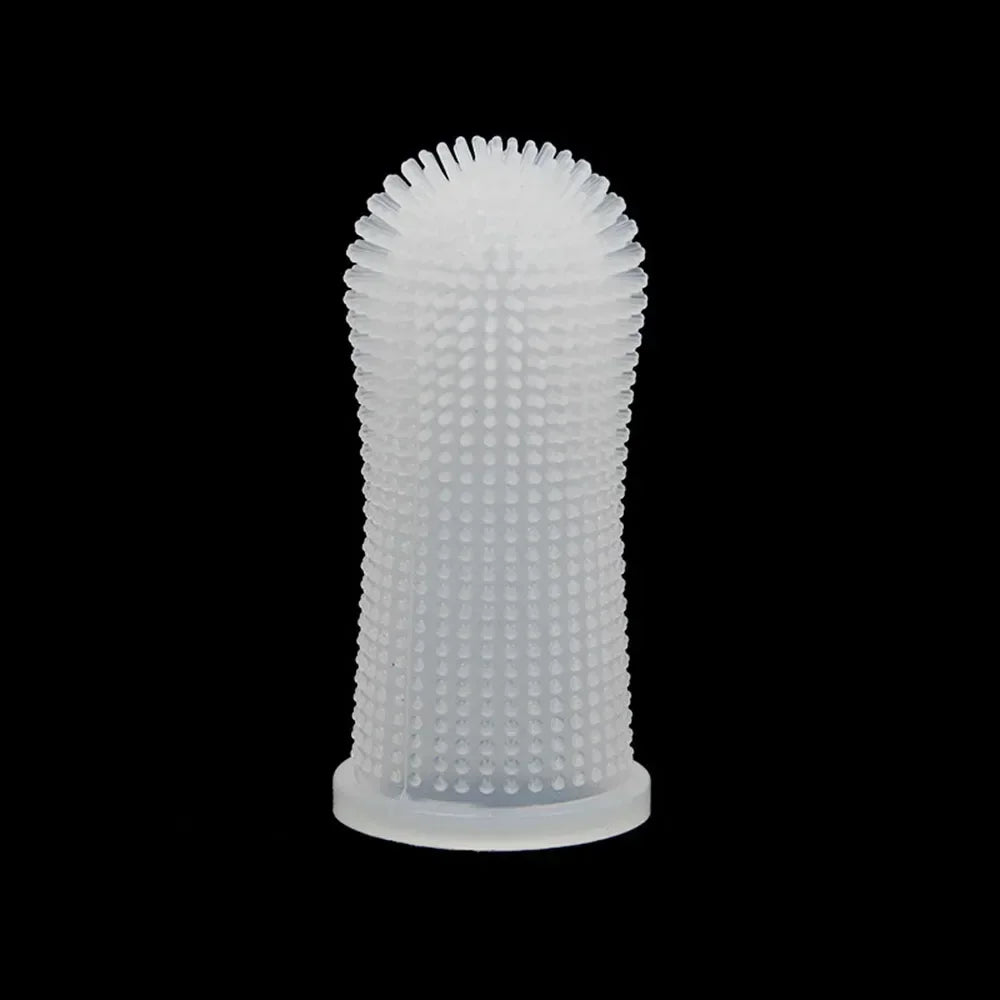 Cat Dog Silicone Super Soft Finger Toothbrush Cleaning Teeth and Bad Breath