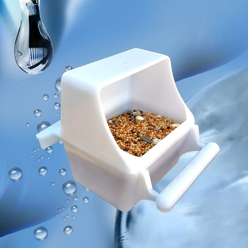 Hanging Bird Feeders Plastic Food Container