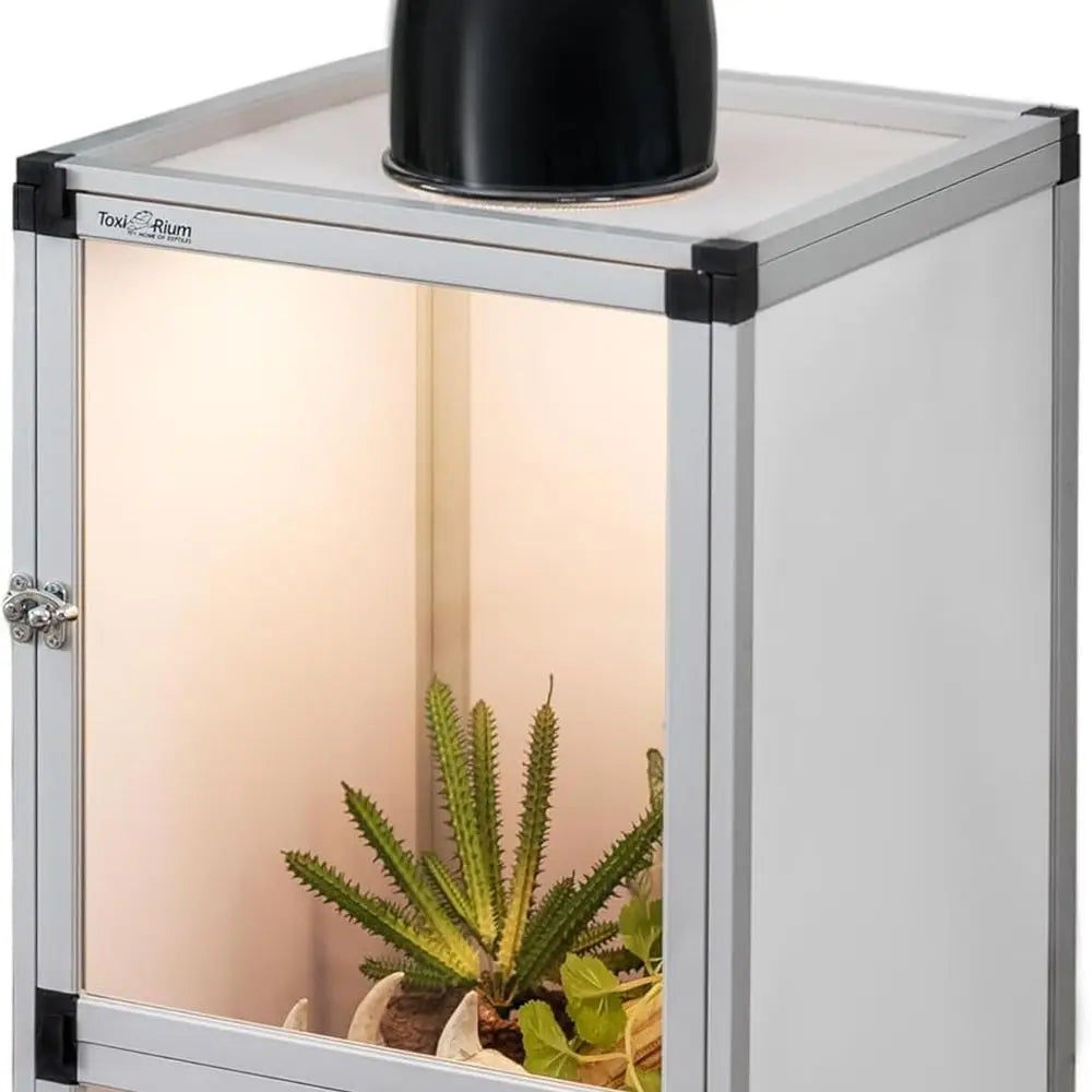 Aluminum Framed 18x18x36 Hybrid Reptile Enclosure with PVC & Acrylic Panels
