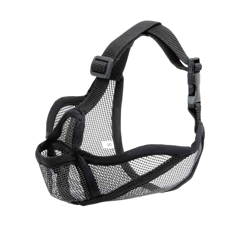 Dog Muzzle for Short-Snouted Dogs Preventing Barking Breathable Muzzle Prevent Accidental Ingestion