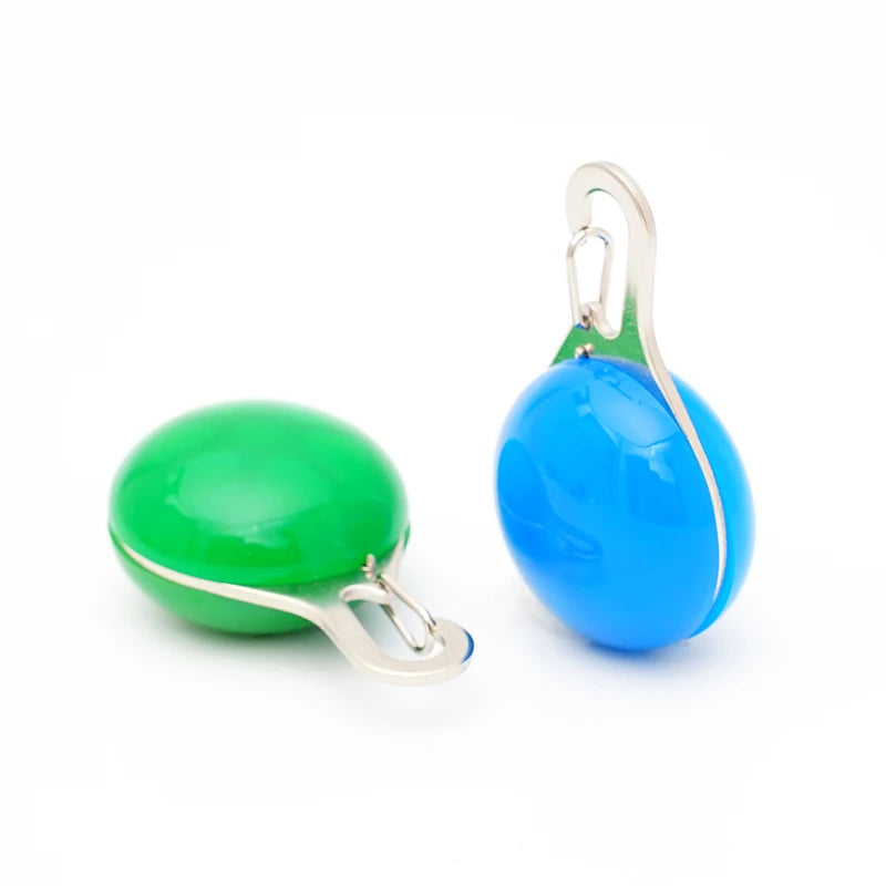 Led Luminous Dog Cat Collar Glowing Pendant Night Safety Decoration