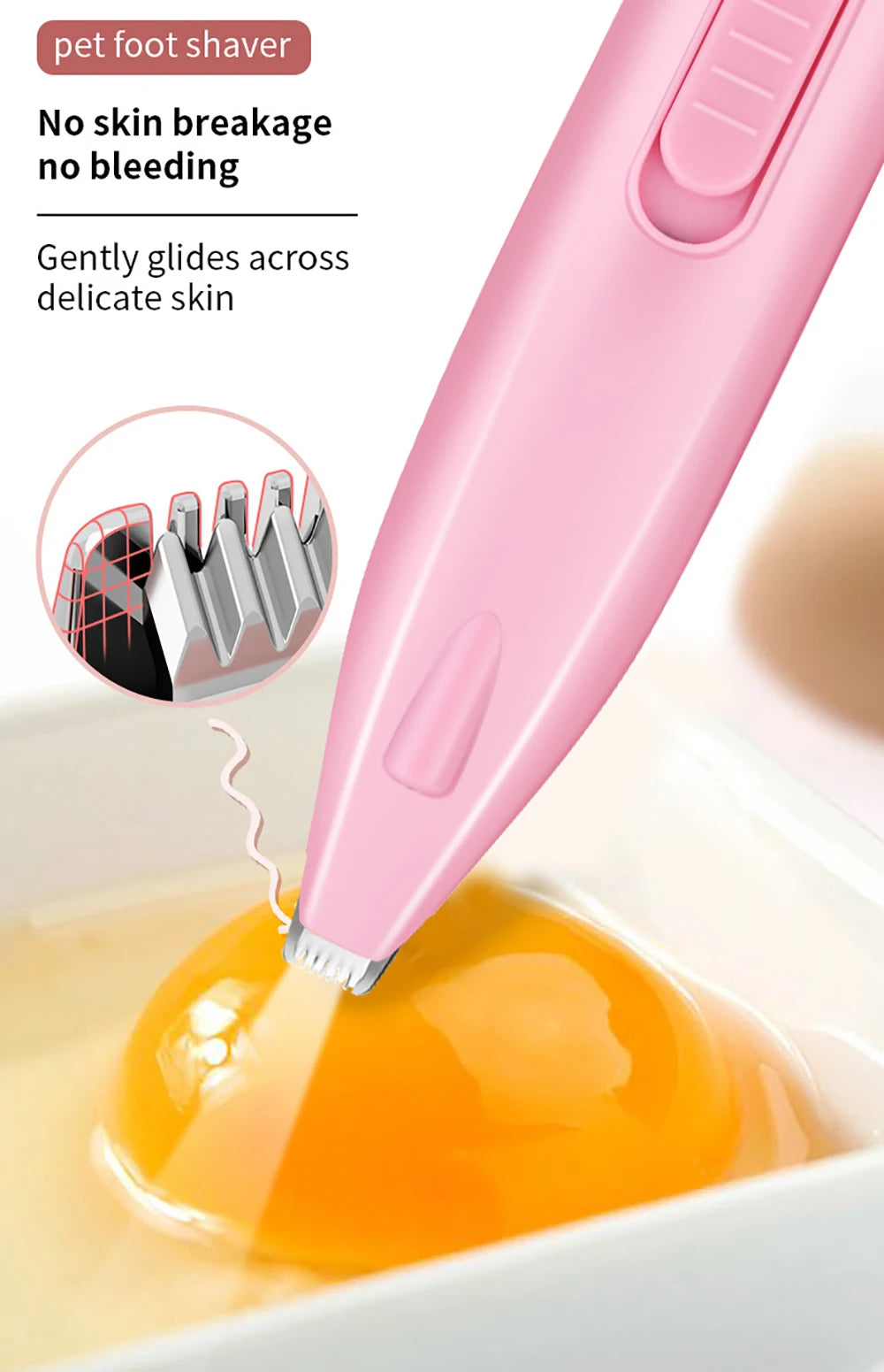 Electric Hair Trimmer For Dogs Cats Small Animals for Foot Face Private Areas Grooming Care